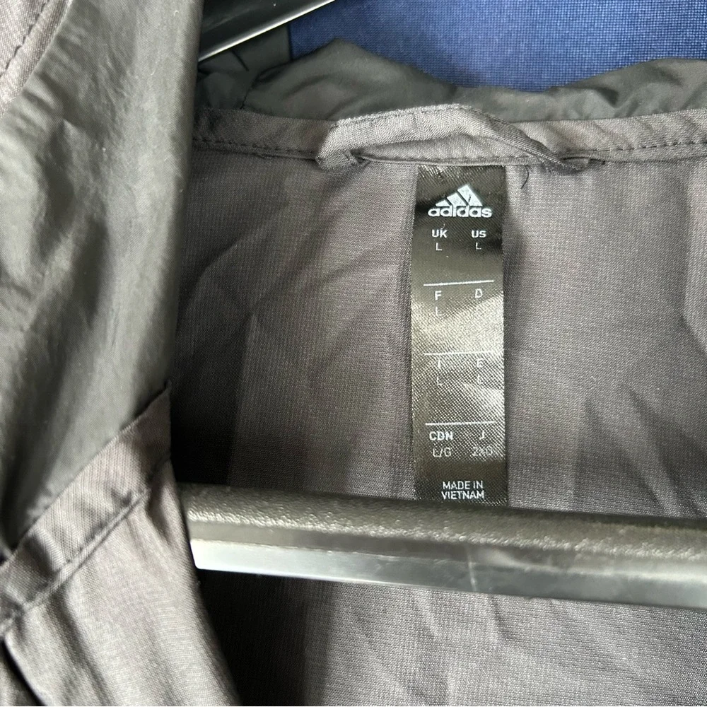 Adidas‎ Men's Black and Gold Juventus Windbreaker